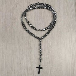 Różaniec naszyjnik Hematyt SR