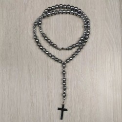 Różaniec naszyjnik Hematyt SR
